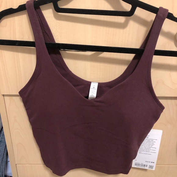 NWT Lululemon Align Tank in Cassis Size 8